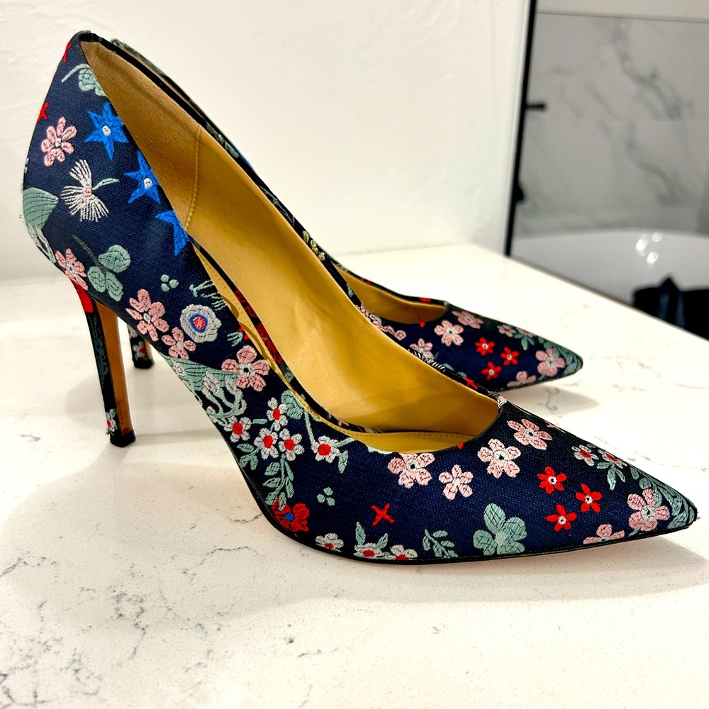 Floral Sam Edelman heels